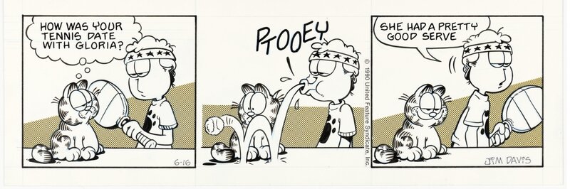 Jim Davis, Garfield daily, June 16 2990 - Comic Strip