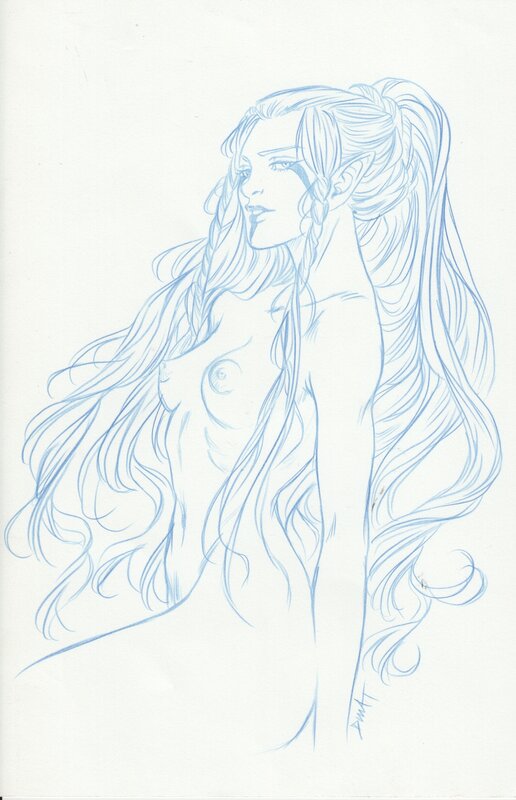 Elfe by Dimat - Original Illustration