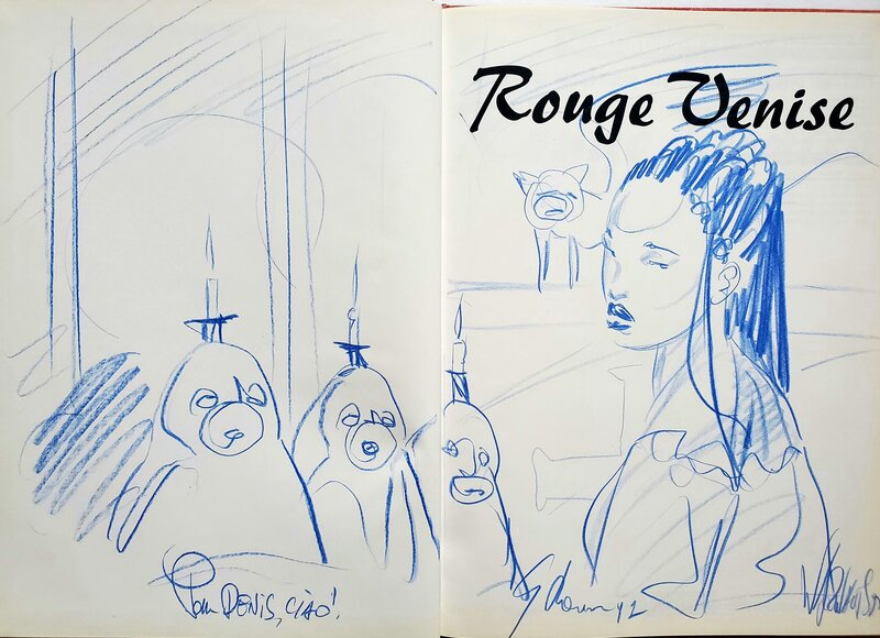 Éric Warnauts, LES SUITES VENITIENNES    T2 ROUGE VENISE - Dédicace