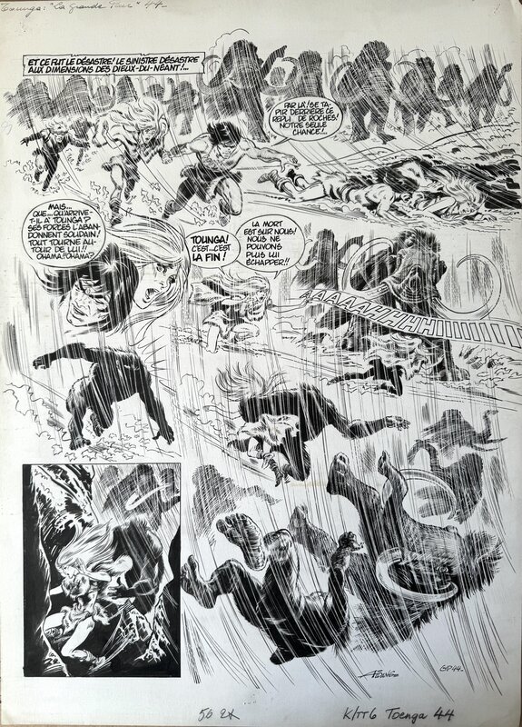 Edouard Aidans, Tounga - La Grande Peur - Comic Strip