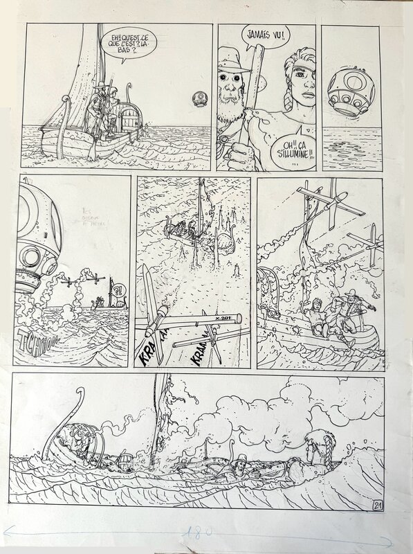 Arno, Alef-Thau Le Prince Manchot - Planche originale