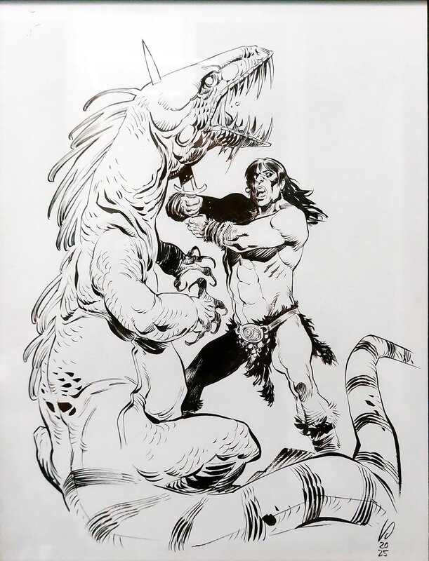 Conan par Virginie Augustin - Planche originale