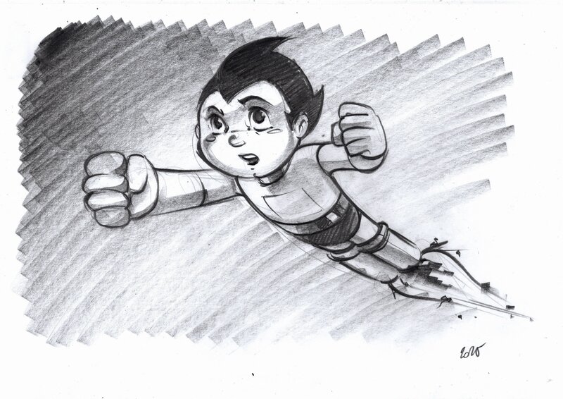 For sale - Astro boy by Eric Gandois - Original Illustration