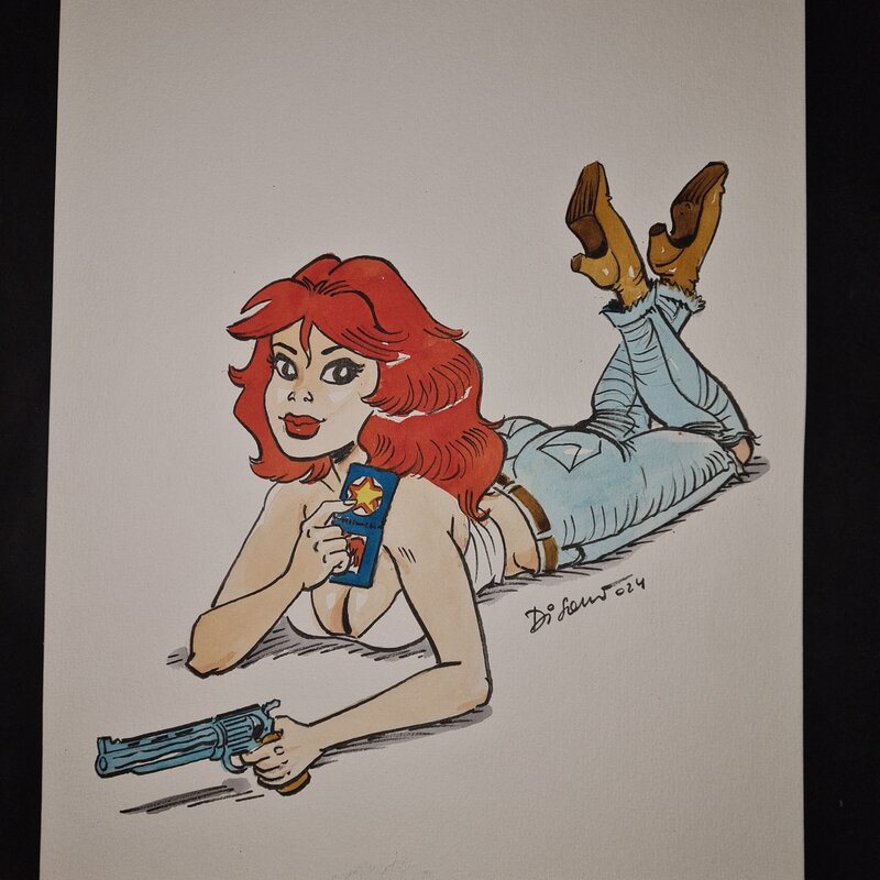 En vente - Illustration originale couleur de Di sano - Illustration originale