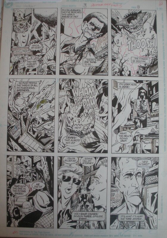 For sale - Keith Giffen & Malcolm Jones, The Heckler n.3, DC 1992 - Comic Strip