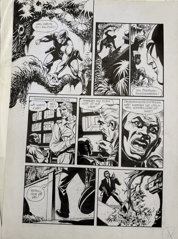 César Spadari, The Secret Singh Leader - Planche originale