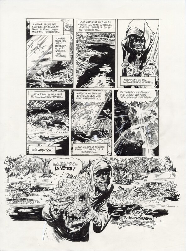 For sale - Vince, Tell NO TALES – Planche originale inédite 2 du folio 3 - Comic Strip