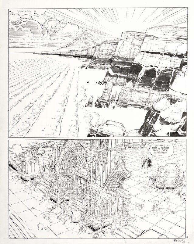 Boucq - Face de Lune - tome 2, planche 1 - Planche originale