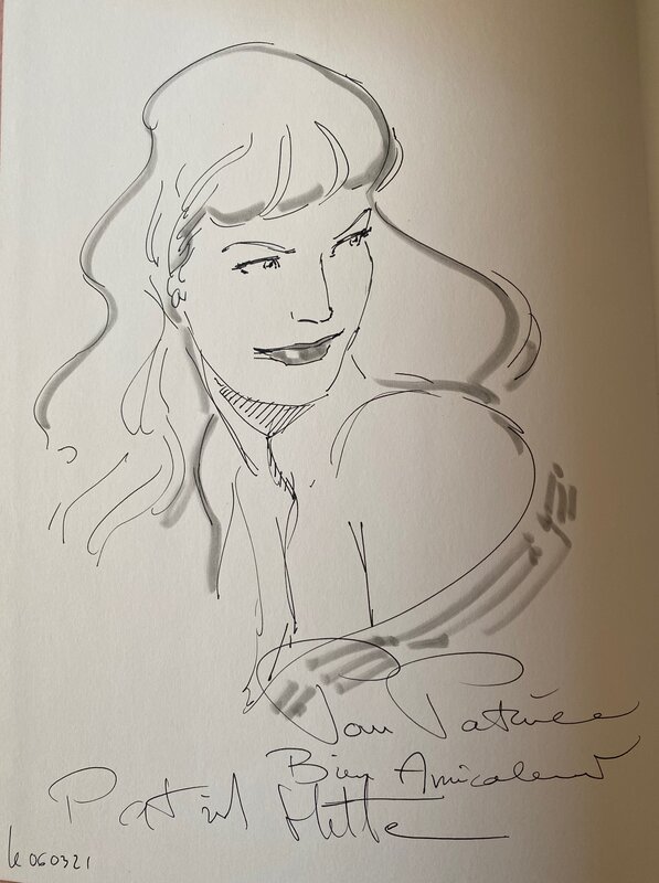 Patrick Hitte, illustration originale, pin-up, 