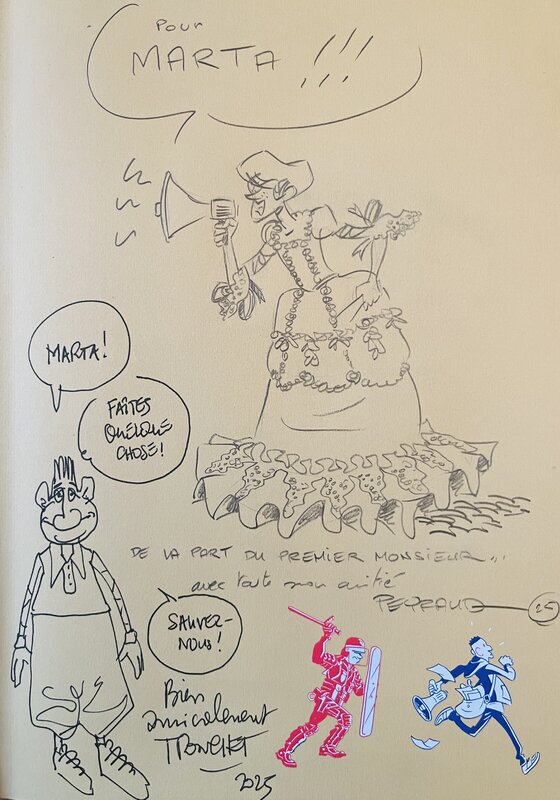 Première dame by Jean-Philippe Peyraud, Tronchet - Sketch