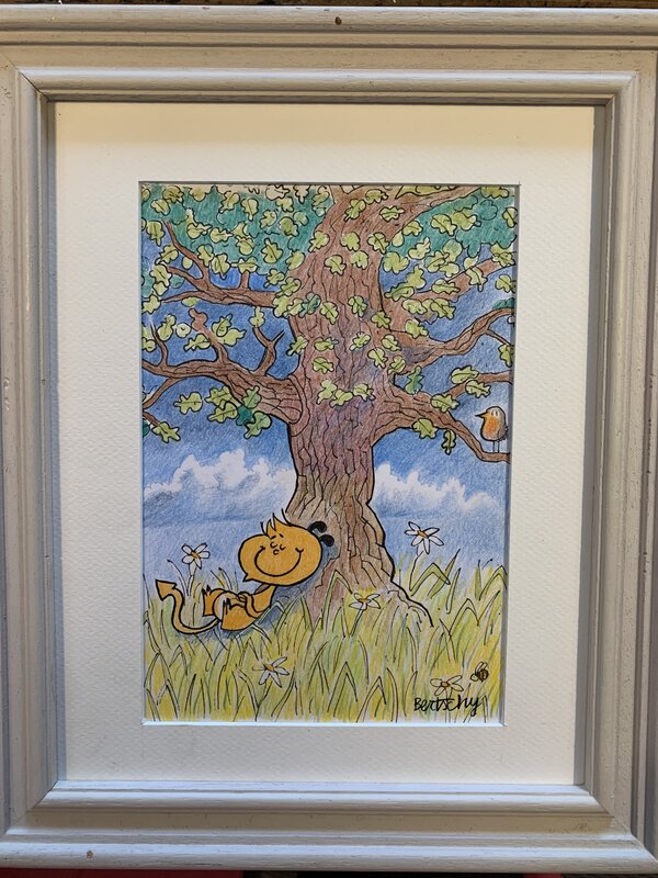 For sale - Après-Midi d’été by Christophe Bertschy - Original Illustration