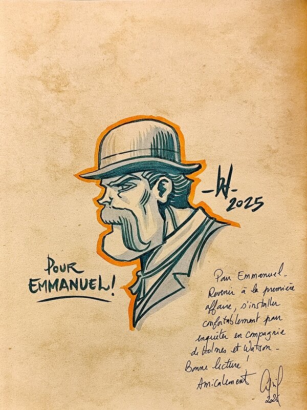 Benoît Dahan, Cyril Lieron, Dans la tête de Sherlock Holmes t.1 2025Dec06 - Sketch