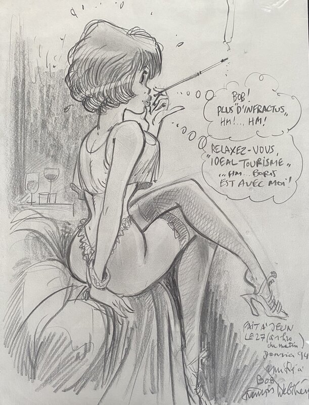 François Walthéry, illustration originale, Natacha, 