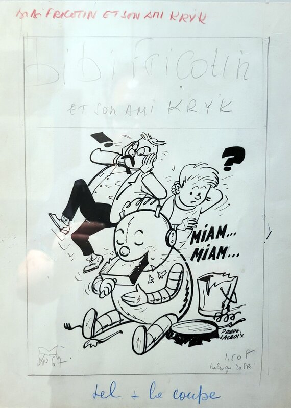 Pierre Lacroix, Bibi fricotin et son ami KriK - Original Cover