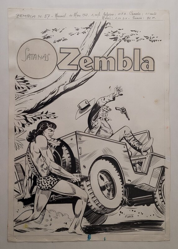 Zembla N°57 Lug by Franco Oneta - Original Cover