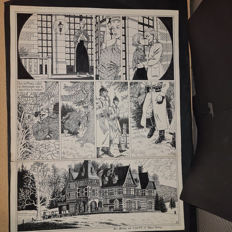 For sale - Planche originale carin Francis - Comic Strip