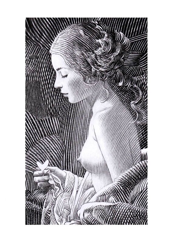 For sale - Papillon by Andréi Arinouchkine - Original Illustration