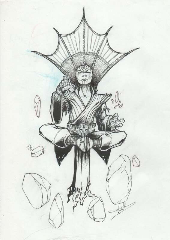 Scroll by Thibault Colon de Franciosi - Original Illustration