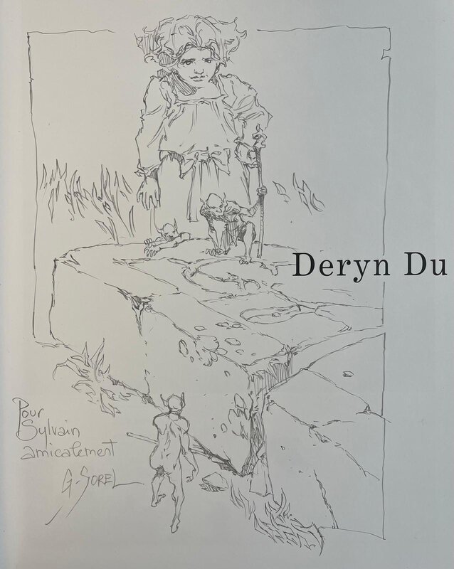 Deryn Du - Dédicace de Sorel sur TT - Sketch