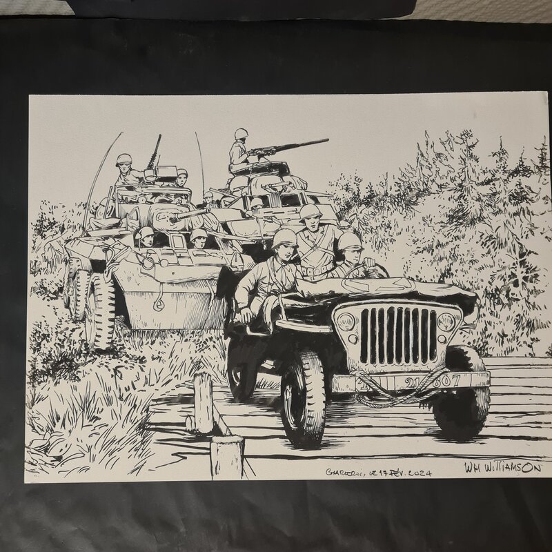 For sale - Vassaux willy Williamson  Harold, Illustration originale de Williamson alias vassaux willy - Original Illustration