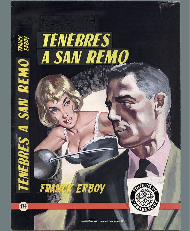 Jef de Wulf, Ténèbres à San Remo - Illustration originale