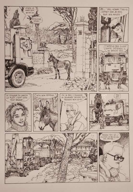 La PISTE CAVALIERE by Michel Faure - Comic Strip