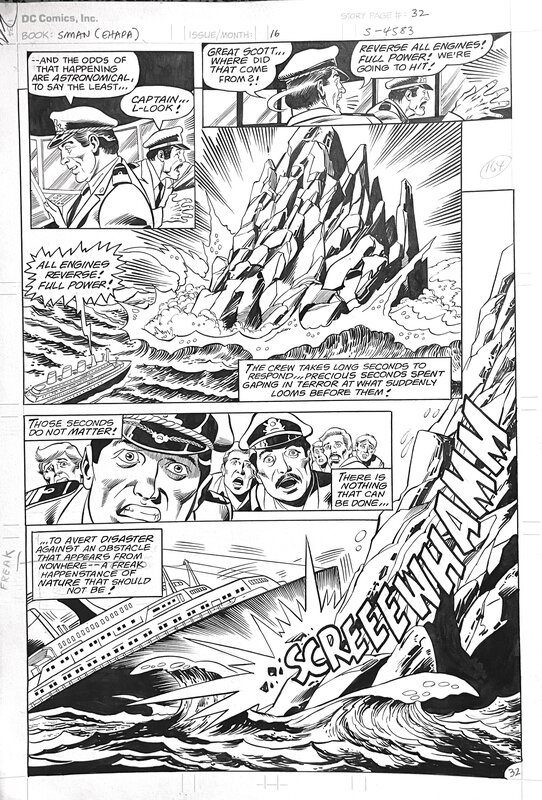 En vente - Pablo Marcos, Superman (EHAPA) #16 page 32, 1986 - Planche originale