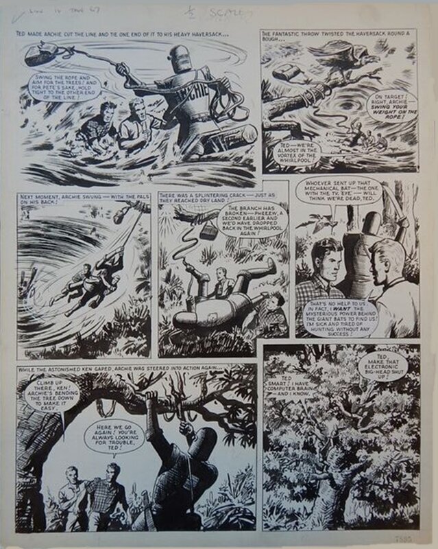 Archie le Robot by Ted Kearon - Comic Strip