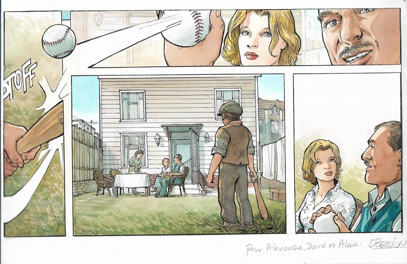 Olivier Berlion, Agata - Cases non retenues - Planche originale