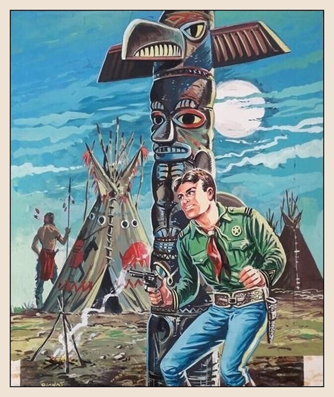 MIKI le Ranger par Franco Bignotti - Couverture originale