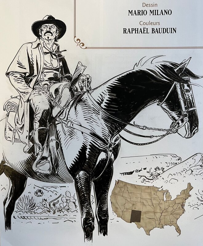 Dédicace Mario Milano - Lawmen of the West - Dédicace