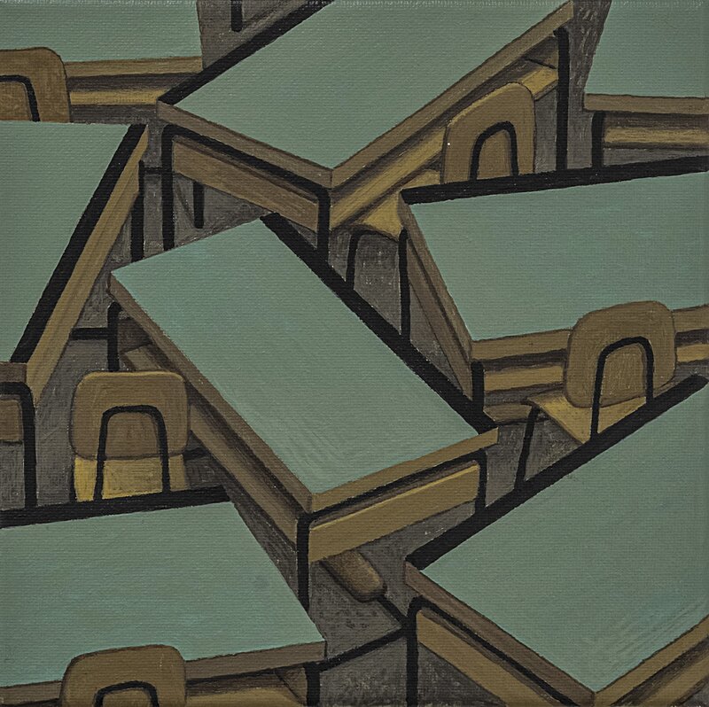 For sale - Banchi by Franco Matticchio - Original Illustration