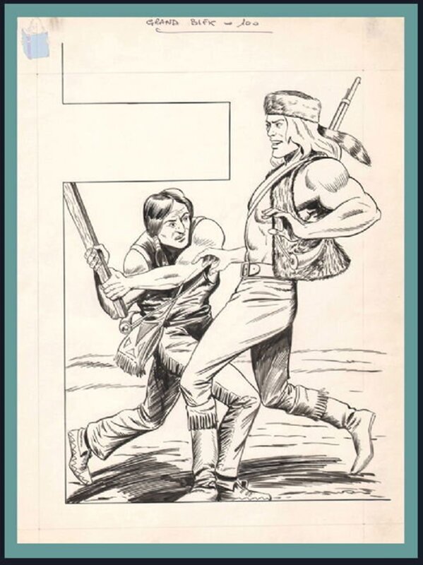 BLEK Le Roc par Roger Médina - Couverture originale