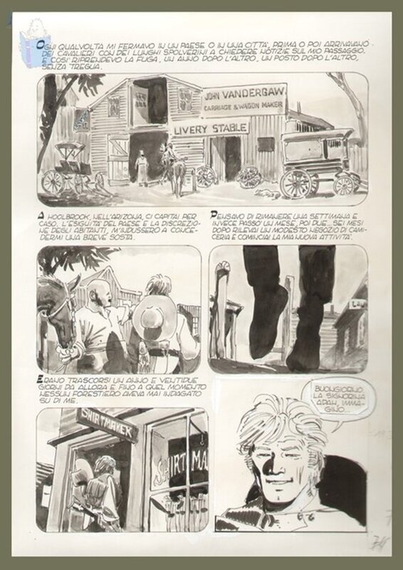 Ivo Milazzo, Ken PARKER - Scotty Long Rifle - Comic Strip