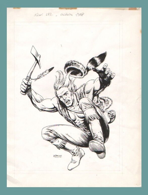 BLEK Le Roc par Jean-Yves Mitton - Couverture originale