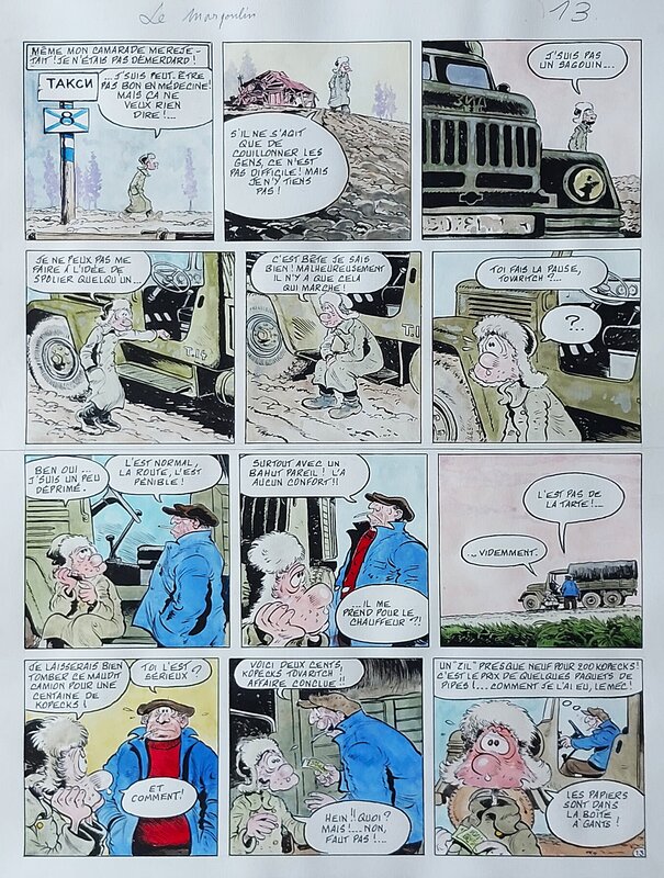 Le Goulag par Dimitri - Planche originale