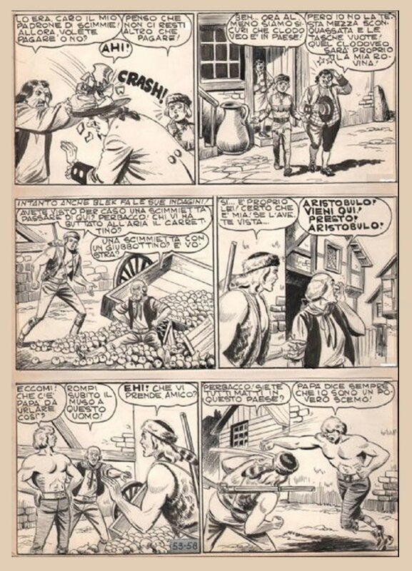 Blek Le Roc par EsseGesse - Planche originale