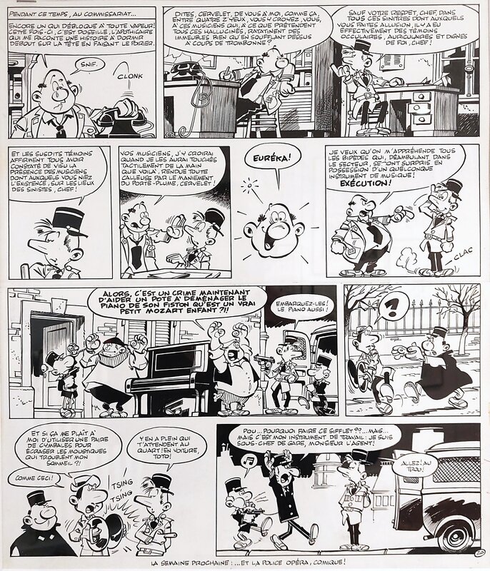 Michel Greg, Les As - Pif Gadget 1971 - Planche originale