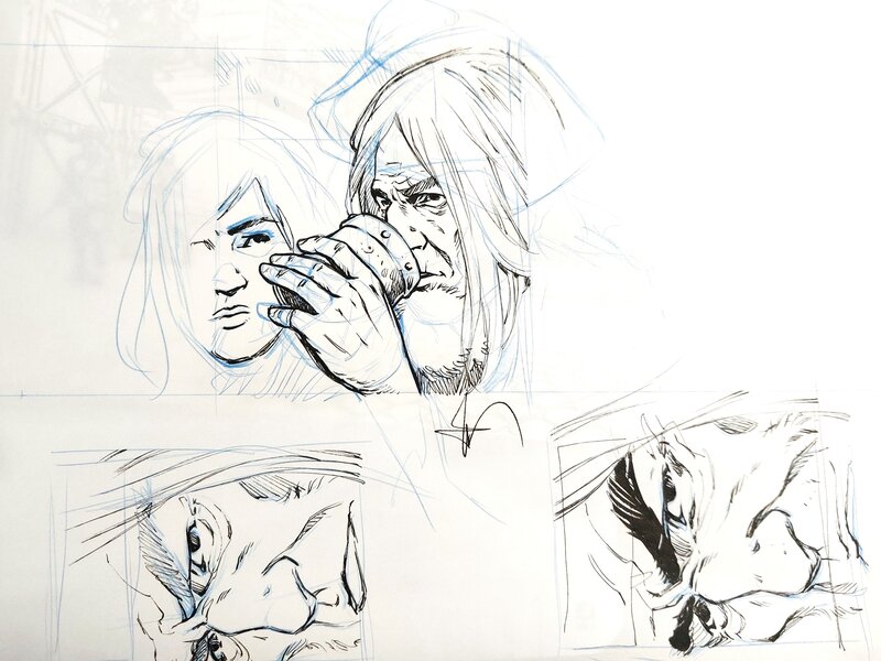 Philippe Pellet, Cases alternatives / préparatoires - Œuvre originale