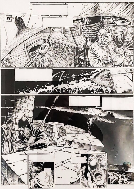 Ambre Blanc par Christian Verhaeghe - Planche originale