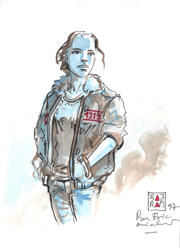 1997 - Dédicace Denis Bajram - Cryozone - Tome 1 - Sketch