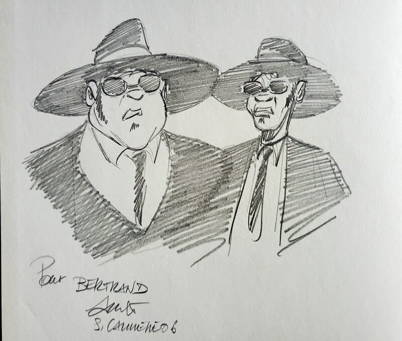 Serge Carrère, PRIVATE GHOST   T2 WHITE BLOODY MARY - Dédicace