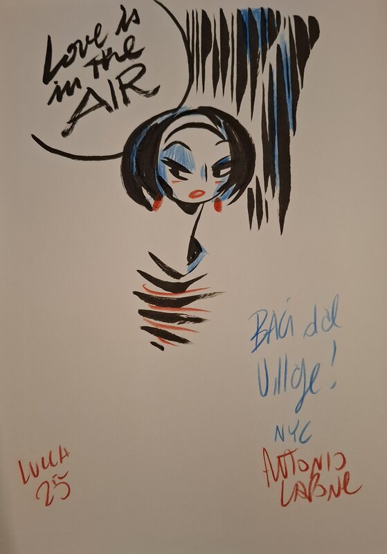Antonio Lapone, Baci dal Village! NYC - Sketch