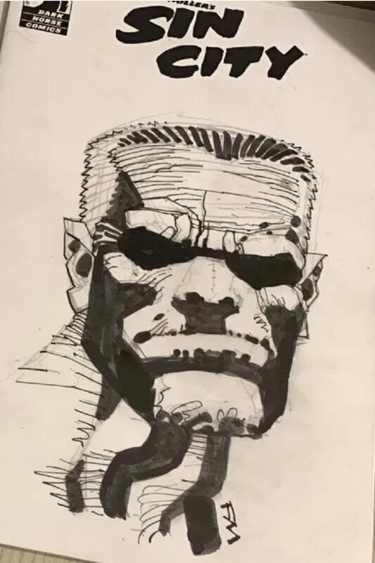 En vente - Marv of Sin City par Frank Miller - Illustration originale