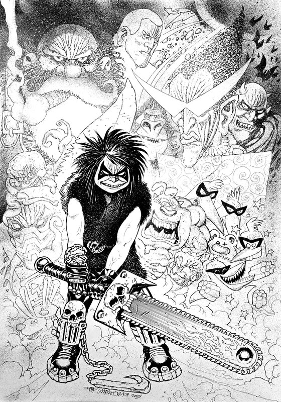 Filip Myszkowski, Grzegorz Rosinski, Thorgal - L'Enfant des Étoiles - version d'un univers alternatif ;-) - Original Illustration