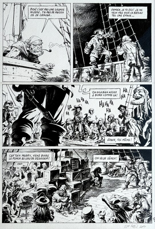 Riff Reb's, Pierre Mac Orlan, Asylüm, À bord de l'Étoile Matutine - Comic Strip