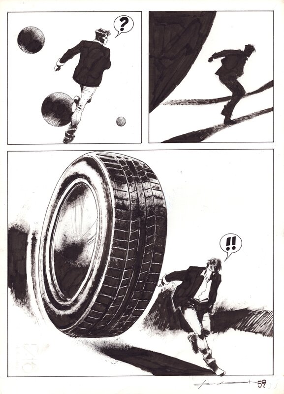 En vente - Corrado Roi, Dylan Dog #297 - Il sortilegio - p. 03 - Planche originale