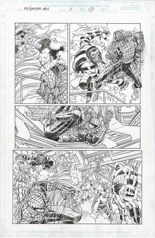 John Romita Jr., Scott Hanna, Peter Parker Spider-man #11 page 11 - Illustration originale
