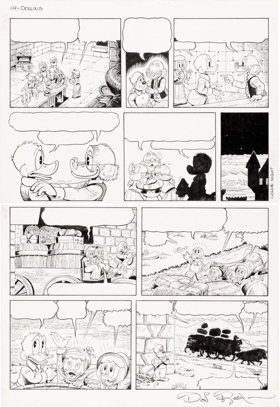 9 - Don Rosa - Scrooge McDuck - 1993 - The Billionaire of Dismal Downs - p14 - Comic Strip