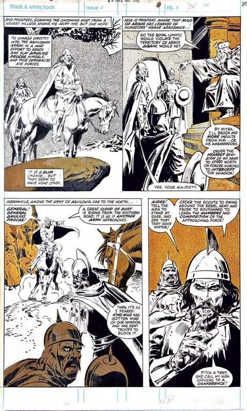 John Buscema, Savage Sword of Conan (Vol 1) Page 22 - Comic Strip
